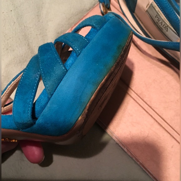 Prada Beautiful Platform High Heels Euro Size 38 / US 7.5 - Picture 9 of 16